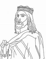 King Dagobert Roi Coloring Pages Good sketch template