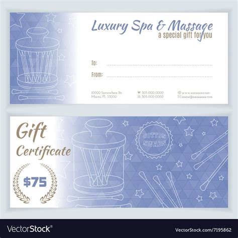 massage gift voucher template certificatetemplategift pertaining