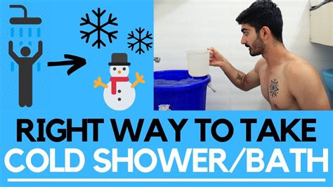 Right Way To Take Cold Shower Tips And Benefits Of Cold Showers Baths