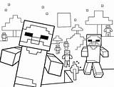Herobrine Coloring Minecraft Pages Getcolorings sketch template