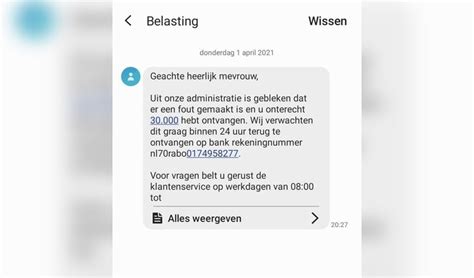 belastingdienst waarschuwt brabanders voor valse berichten   mail whatsapp en sms
