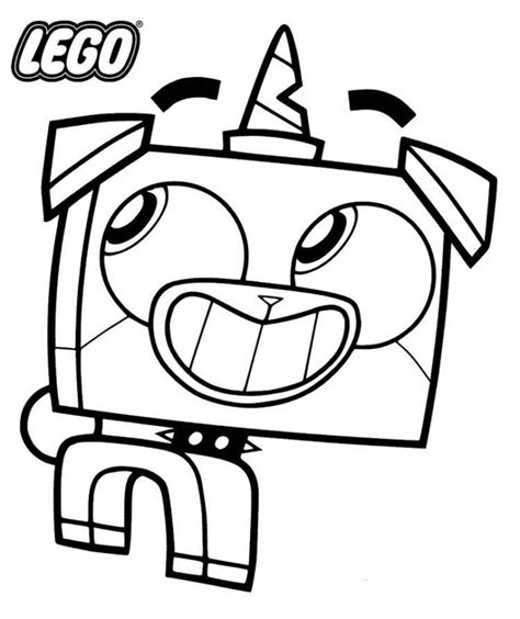 lego unikitty coloring pages