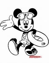 Mickey Mouse Summer Coloring Disney Minnie Pages Pool Friends Gif Disneyclips Coloring2 Ready Fun Book Funstuff sketch template