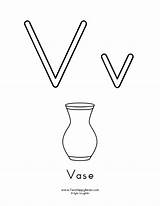 Letter Coloring Lower Case Upper Color Vase Learn Choose Board Alphabet Pages sketch template