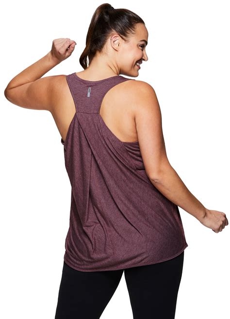 Rbx Active Women S Plus Size Workout Yoga V Neck Tank Top