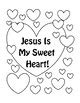 christian valentines day coloring  pages christian valentines day
