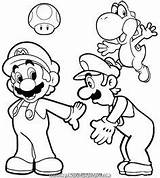 Mario Luigi Coloring Pages Open Cool2bkids sketch template