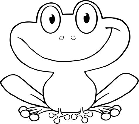 cartoon frog drawings clipart