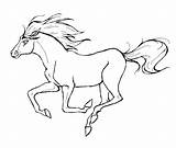 Mewarnai Kuda Binatang sketch template