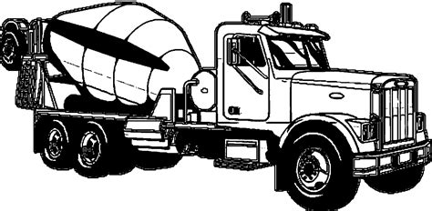 cement truck  coloring page  wecoloringpage coloring home