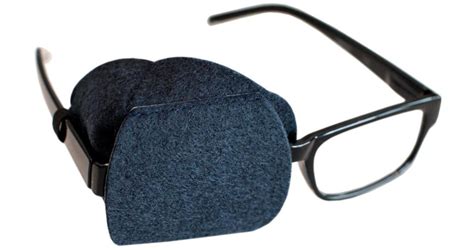 eye patches by patch pals navy blue eye patch for eye glasses blue