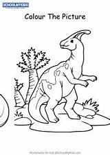 Jurassic Parasaurolophus Schoolmykids sketch template
