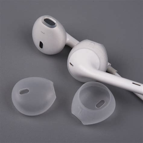 pairs silicone replacement ear tips buds eartips earbuds earplug earplugs earpods  apple