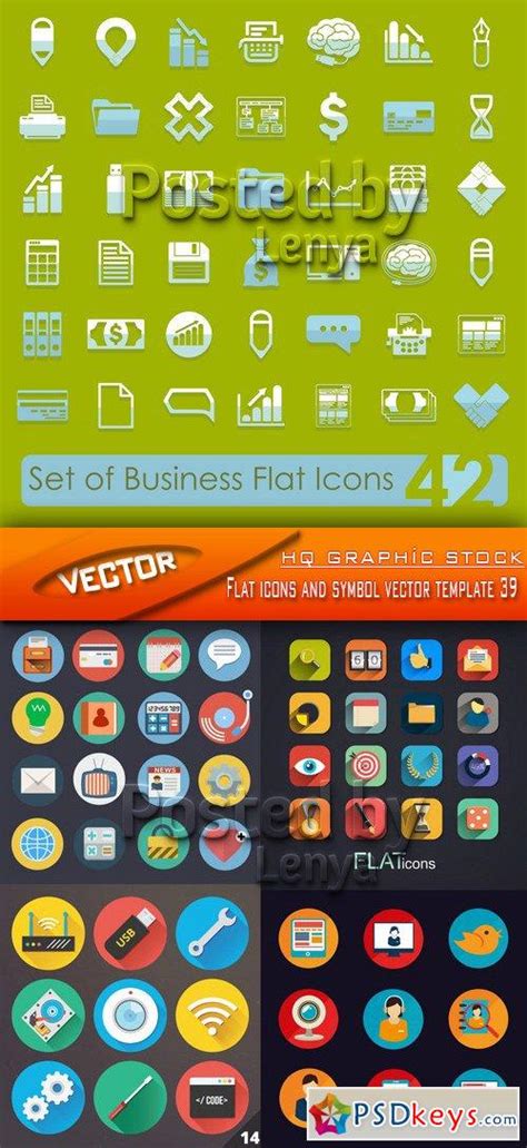 flat icons  symbol vector template    photoshop