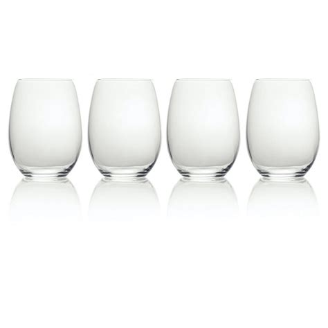 Mikasa Julie Stemless Wine Glasses Set Of 4 Small Appliances From
