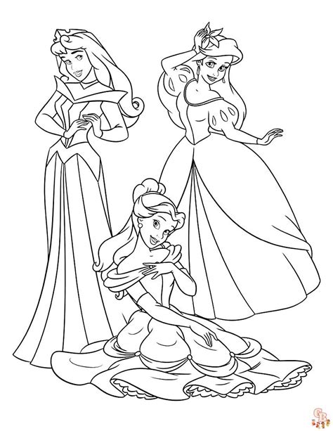 coloring pages princesses