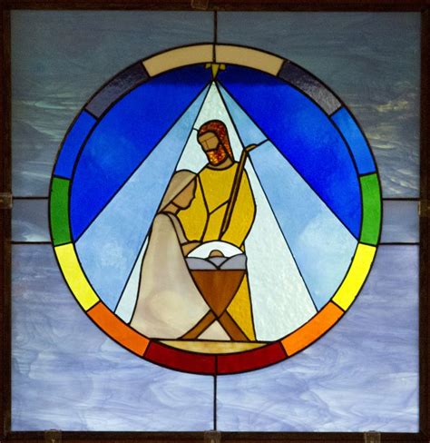painted nativity stained glass images  pinterest