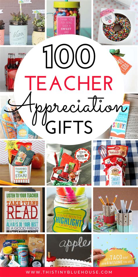 cute teacher appreciation gifts   ideas  tiny blue house
