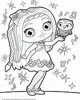 Charmers Little Coloring Pages Posie Owl Treble Mewarnai Hazel Getcolorings Getdrawings Lavender sketch template