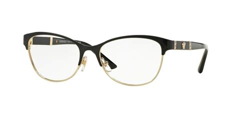 versace ve1233q single vision prescription eyeglasses free shipping