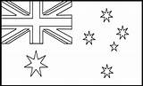Coloring Pages Flag Australia Flags Kids Template Australian Printable Sheets Au A5 Choose Board sketch template