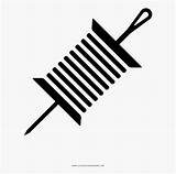 Needle Coloring Recognition Icon Pattern Thread Clipartkey sketch template