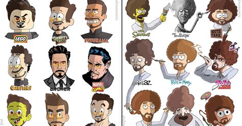 celebrity cartoon drawing    animation styles