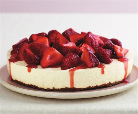 White Chocolate And Strawberry Cheesecake Australian Women S Weekly Food