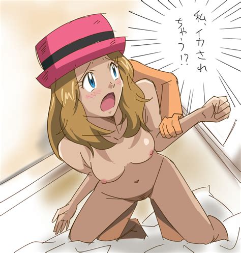 rule 34 blonde hair breasts forced hat nintendo nude pokemon pokemon anime pokemon xy pubic