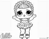 Lol Coloring Surprise Pages Doll Ice Sk8er Printable Girls Bettercoloring sketch template