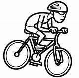 Radfahrer Malvorlage Malvorlagen Ausdrucken Malen sketch template