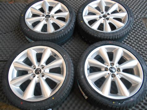 genuine bmw mini cooper  alloy wheels  tyres performance wheels  tyres