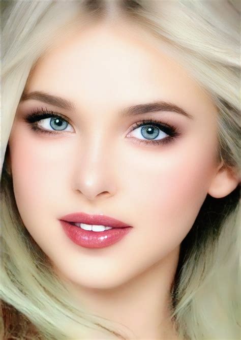Most Beautiful Eyes Stunning Eyes Gorgeous Women Blonde Hair Girl