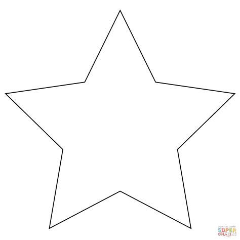 pointed star coloring page  printable coloring pages