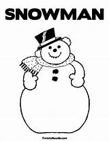 Coloring Frosty Snowman Color Pages Christmas Popular Library Clipart sketch template