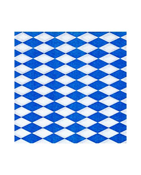 napkins  blue white diamond pattern  st bavarian napkins