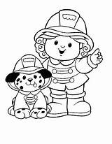 Coloring Pages Firefighter Preschoolers Preschool Fire Sheets Printable Girl Color Colouring Cute Fighters Firefighters Kindergarten Community Activities Getcolorings Fun Kid sketch template