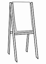 Flip Chart Drawing Coloring Flipchart Board Paintingvalley Edupics Large sketch template