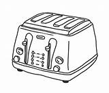 Toaster Drawing Getdrawings sketch template