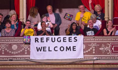 Refugees Welcome Banner Steals Show At Last Night Of The Proms