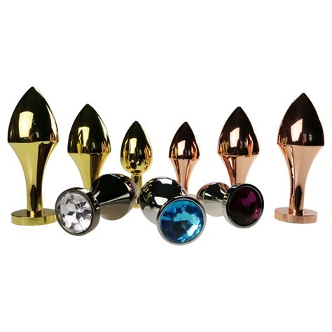 Small Size Metal Anal Plug Toys Smooth Touch Butt Plug Stainless Steel
