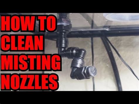 clean misting nozzles mistking youtube