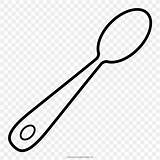 Cuchara Cutlery Tenedor Pngfind Pngwing sketch template