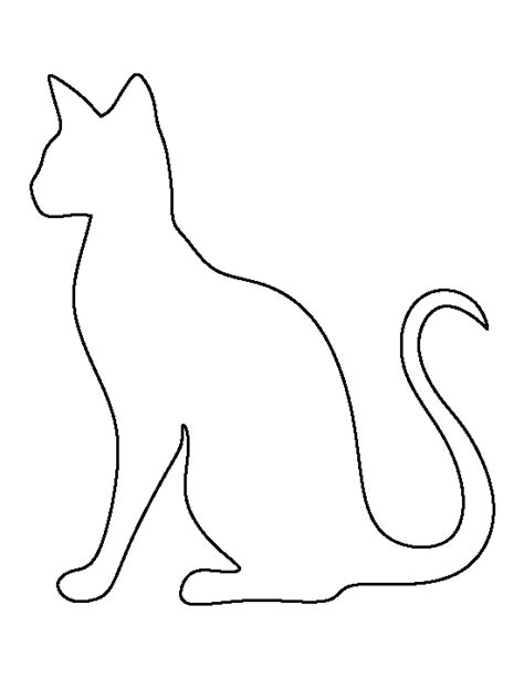 cat drawing templates  getdrawings