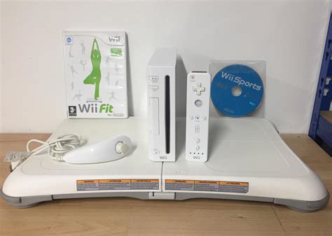 nintendo wii console bundle wii fit board games  months
