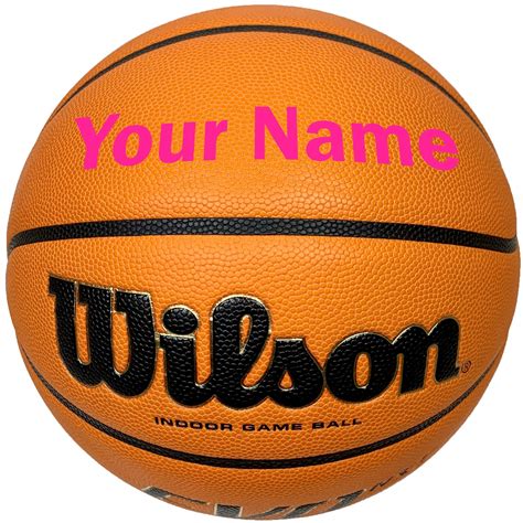 customized wilson evo nxt basketball indoor size    sports customs