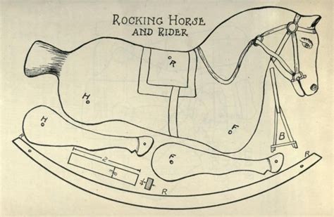 rocking horse  rider wooden toy plan wooden toys plans