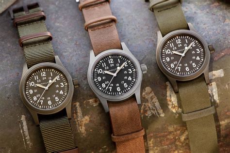 introducing  hamilton khaki field mechanical mm watches