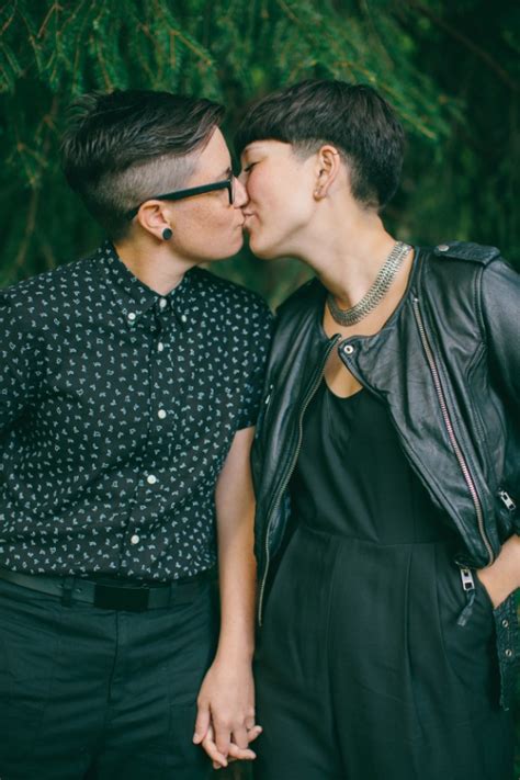 Love And Leather Jackets Emily Delamater Same Sex Wedding Lesbian