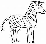Zebra Coloring Pages Print sketch template